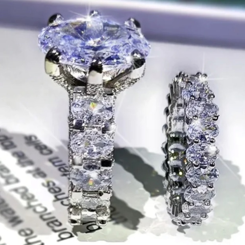 Omg luxury oval ring set